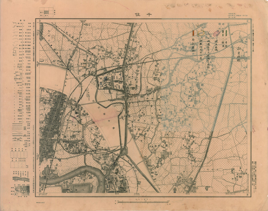 洋書古書地図 J23010604〇復刻古地図 昭和実測 改正番地入 大横浜市全図 昭和
