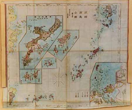 古地図　南閻浮提諸国集覧之図　花坊兵蔵作 南閻浮提諸国集覧之図 | 横浜市立大学所蔵の古地図データベース