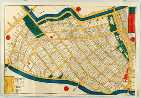 江戸切絵図【御江戸番町】尾張屋清七 古地図 古地図コレクション（古地図資料閲覧サービス）