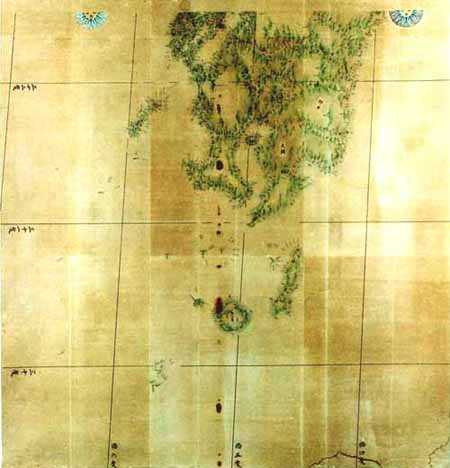 東京国立博物館所蔵　伊能中図原寸複製　『伊能図』 伊能図: 東京国立博物館蔵 伊能中図原寸複製 | 日本国際地図学会